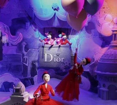 Dior Welcomes Festive Season By Opening Christmas Windows At Printemps [VIDEO]