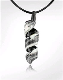 Akuamarina - Swirl Twist Murano Glass Pendant Necklace - Necklace - Akuamarina - Forzieri