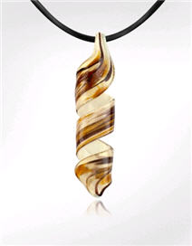 Akuamarina - Swirl Twist Murano Glass Pendant Necklace - Necklace - Akuamarina - Forzieri