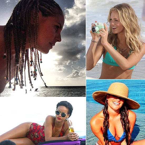 Celebrity Beach Hairstyles 2013
