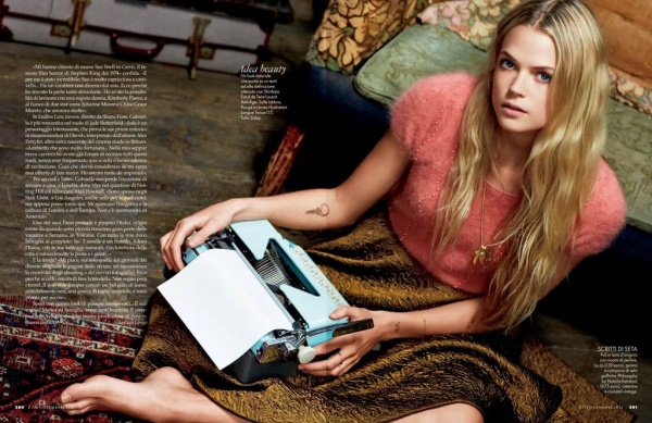 Gabriella Wilde trên Elle Ý tháng 11 - Gabriella Wilde - Elle Ý - Tin Thời Trang - Phong Cách Sao