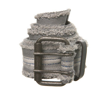 Grey Printed Web Belt - Belt - Accessory - Burton