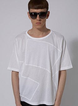 White Jersey Cut N Sew T-shirt - Global Fashion Report