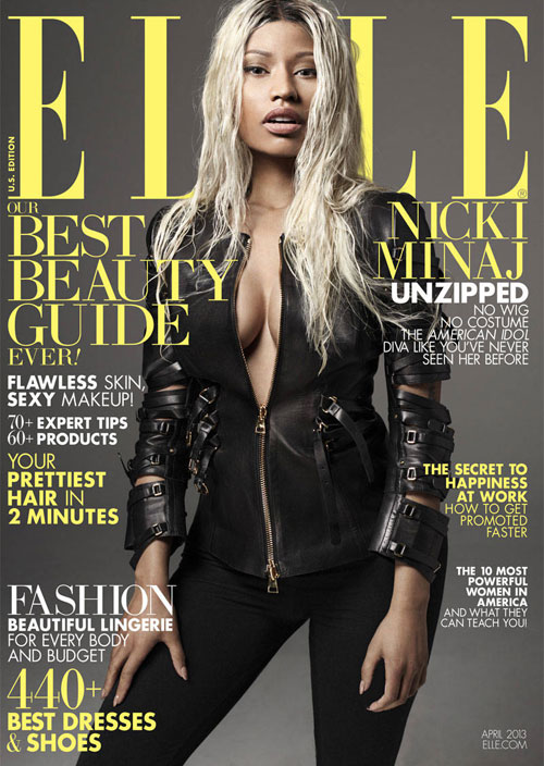 Nicki Minaj gợi cảm và mạnh mẽ trên Tạp chí ELLE [Photos] - Thời trang nữ - Người mẫu - Thời trang - Hình ảnh - Tháng 04/2013 - Nicki Minaj - ELLE - Tạp chí thời trang