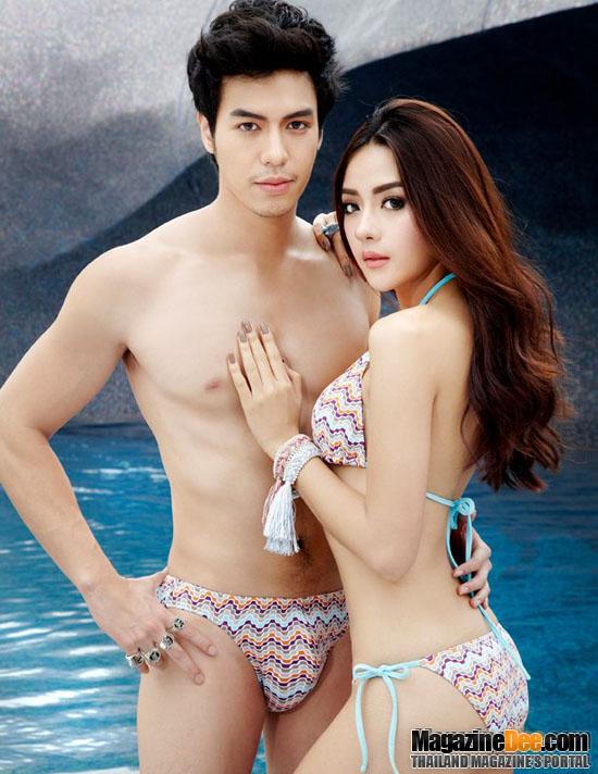 ควงคู่ท้าลมร้อน คู่รัก AF  "แม็ค  ควงหวานใจ ปุยฝ้าย" ถ่ายแบบใน VOLUME - ถ่ายแบบ - ชุดว่ายน้ำ - คู่รักดารา - คู่รัก AF - ปุยฝ้าย ณัฏฐพัชร - แม็ค วีรดนย์ - นิตยสาร VOLUME