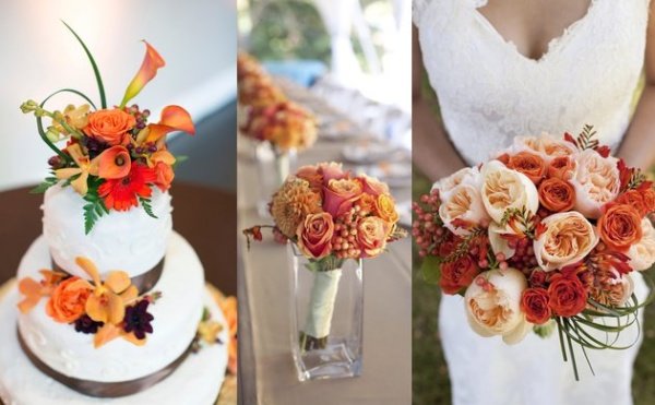 Trendy & Romantic Wedding Colours for Fall