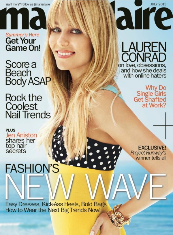 Lauren Conrad rạng rỡ chụp ảnh cực chất hè cho bìa tạp chí Marie Claire US tháng 7/2013. - Lauren Conrad - Phong cách sao - Tin thời trang