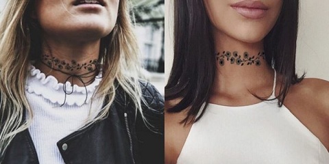 Tattoo Choker - Tatoo Choker - แฟชั่น - แฟชั่นวัยรุ่น - เทรนด์แฟชั่น - แฟชั่นคุณผู้หญิง - แฟชั่นผู้หญิง - เครื่องประดับ - อินเทรนด์ - ผู้หญิง