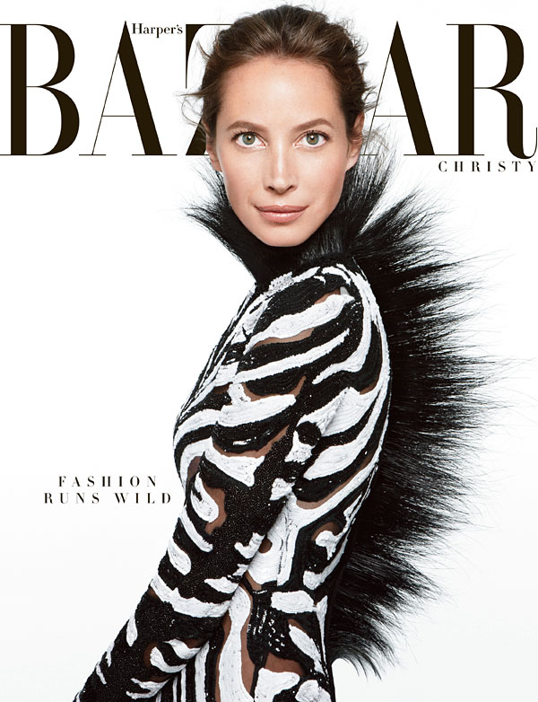 Christy Turlington Covers Harper’s Bazaar US 6-7/2013. - Christy Turlington - Fashion - Model - Fashion news