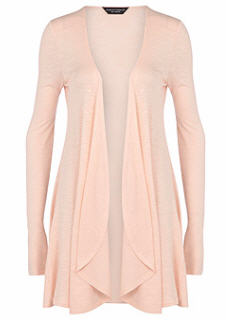 Nude drape cardigan - Dorothy Perkins - Cardigan - Women's Wear