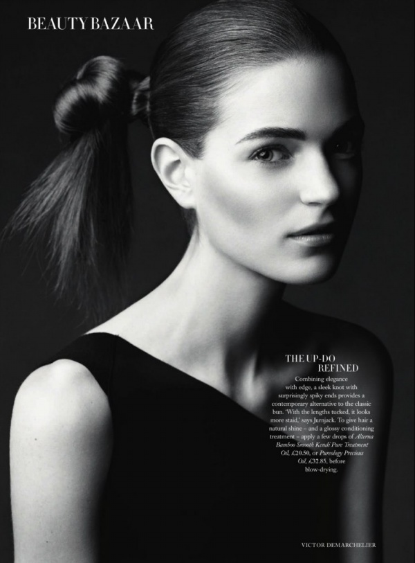 Cùng cập nhật những kiểu tóc duyên dáng nhất với Amanda Norgaard và Magdalena Langrova trên tạp chí Harper’s Bazaar Anh tháng 6/2013. [PHOTOS] - Amanda Norgaard - Magdalena Langrova - Tóc - Thư viện ảnh