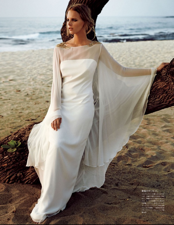 Marloes Horst hóa cô dâu duyên dáng trên tạp chí Vogue Nhật Bản ấn bản “Wedding Special” - Marloes Horst - Thời trang cưới - Người mẫu - Tin thời trang
