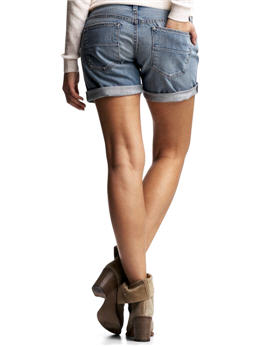 Destructed boyfriend shorts (light wash) - Shorts - Boyfriend shorts - Gap - Women's Wear