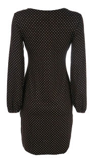 Black Spot Twist Front Dress - Dress - Wallis - Women's Wear