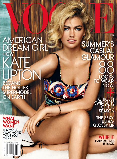 Quả bom sex Kate Upton cực quyến rũ trên Vogue Mỹ tháng 6 - Kate Upton - Vogue Mỹ - Người mẫu - Tin Thời Trang