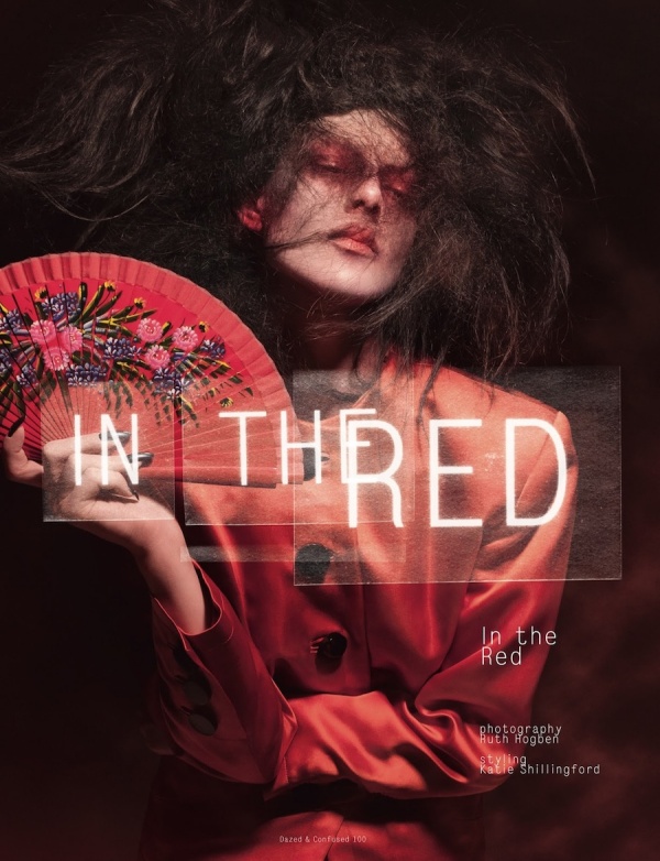 Eliza Cummings "Đỏ Toàn Tập" Trên Tạp Chí Dazed & Confused Tháng 6/2013 - Eliza Cummings - Tạp chí - Dazed & Confused - Ruth Hogben