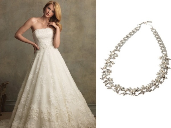 Matching Perfectly Wedding Gowns and Jewels - Wedding Gowns - Accessory - Jewels