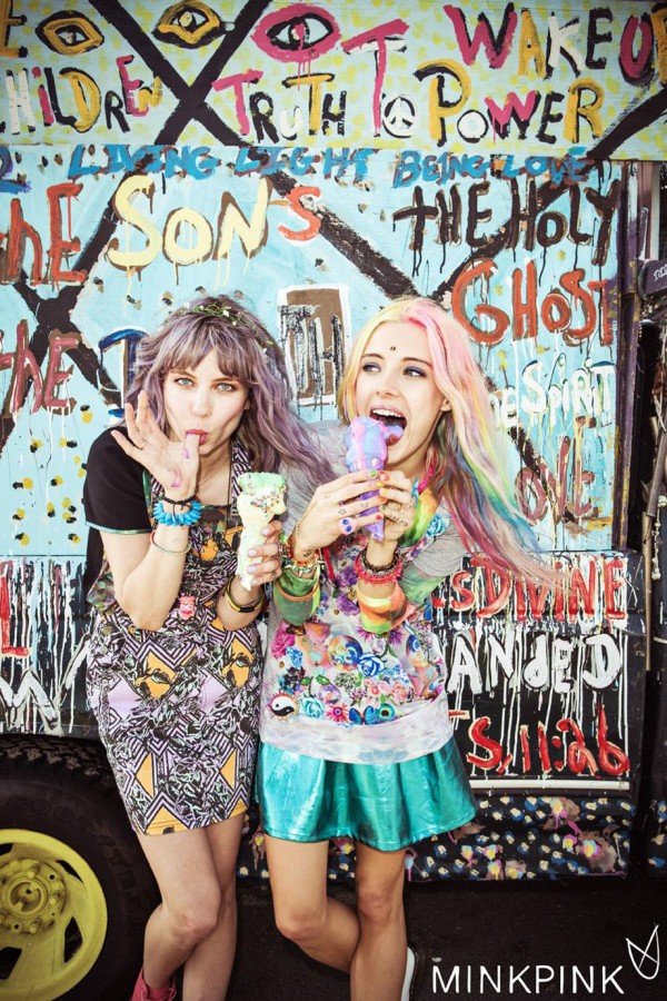 Colourful & Crazy Street Style Looks in MINKPINK 'LALA LAND' Ad Campaign [PHOTOS]