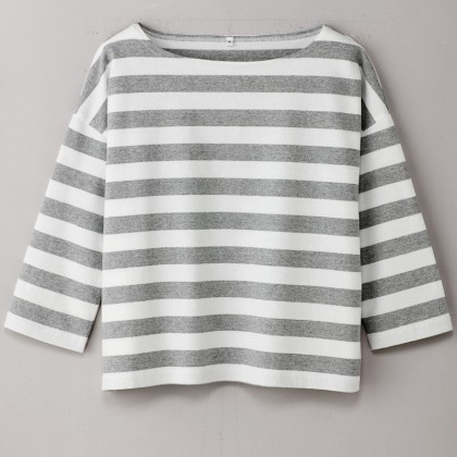 เส้นสายเรียบง่าย แต่ไม่ตกเทรนด์ จาก "MUJI" - แฟชั่นเสื้อผ้า - เสื้อผ้าเรียบง่าย - มูจิ - MUJI - ดีไซส์ - สไตล์พาสเทล - ลายขวาง