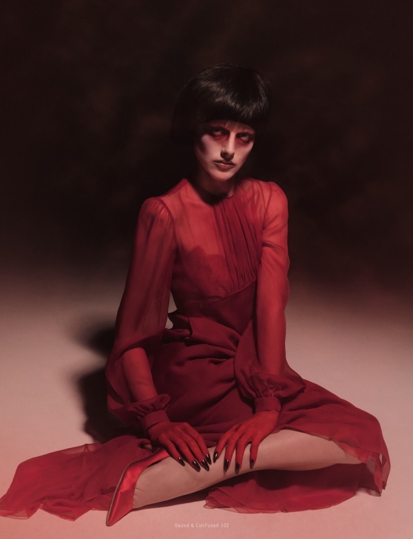 Eliza Cummings "Đỏ Toàn Tập" Trên Tạp Chí Dazed & Confused Tháng 6/2013 - Eliza Cummings - Tạp chí - Dazed & Confused - Ruth Hogben