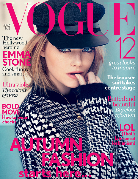Emma Stone siêu dễ thương trên Vogue số tháng 8 [PHOTOs] - Thời trang nữ - Tạp chí thời trang - Người mẫu - Vogue - Emma Stones