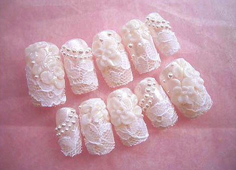 Sinh động cùng nail 3D - xu hướng - Thời trang nữ - Tư vấn - Trang trí móng - Hè 2012