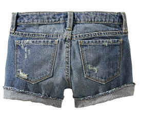 Destructed jean shorts - Gap - Shorts - Kids Wear - Girl