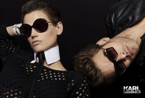 Jon Kortajarena & Saskia de Brauw for Karl Lagerfeld Eyewear 2013 Ad Campaign [PHOTOS + VIDEO] - Karl Lagerfeld - Saskia de Brauw - Jon Kortajarena - Designer - Eyewear - Sunglass - Fashion News - Model - Accessory - Video - Photo