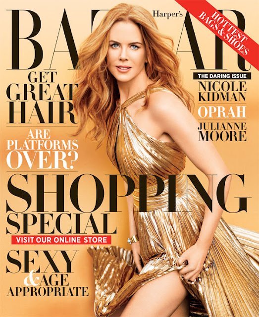 Nicole Kidman Covers Harper's Bazaar US in November 2012