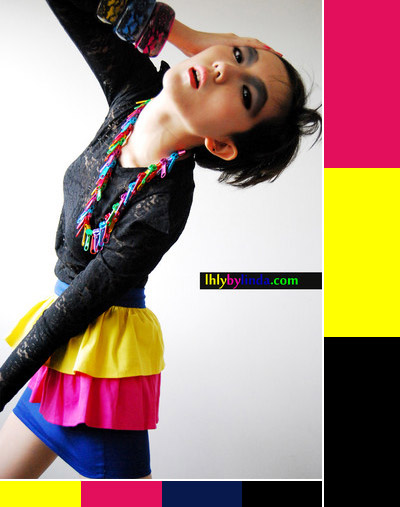 จัดจ้านแบบ “คัลเลอร์บล็อก”  ด้วยแฟชั่นแมทช์สีแรง สด แจ่ม