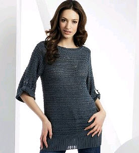 Slash Neck Chunky Knit Longline Jumper - Women's Wear - Marks & Spence