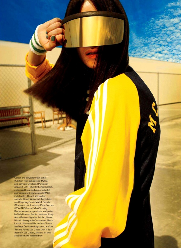 Pamela Bernier sporty trên tạp chí Elle Canada tháng 4/2014 [PHOTOS] - Pamela Bernier - Elle Canada - Người mẫu - Tin Thời Trang - Thời trang - Hình ảnh - Thời trang nữ - Thư viện ảnh