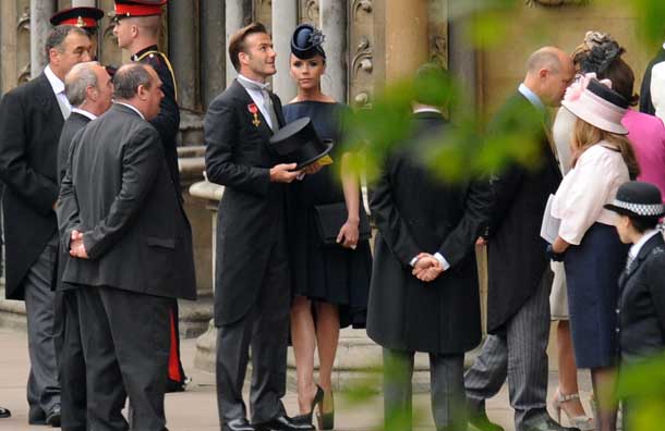 Royal Wedding fashion verdicts: David and Victoria Beckham - Victoria Beckham - David Beckham