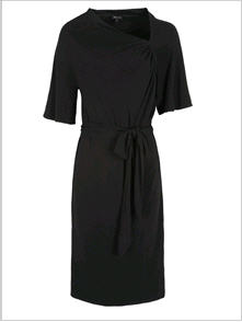 Teardrop Neck Jersey Dress - Jaeger - Dress - Women's Wear