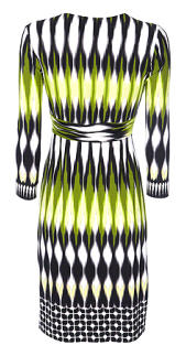 Lime Inca Print Jersey Dress - Dress - Wallis - Women's Wear