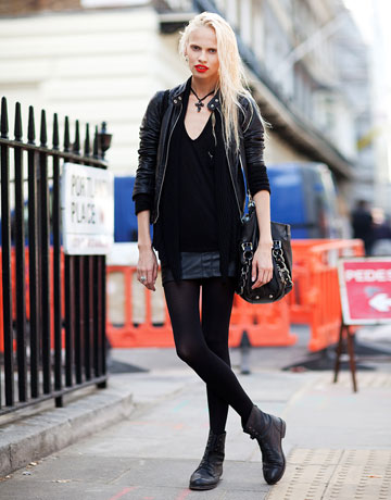 Street Styl Spring 2012: London Fashion Week - Women's Wear - Topshop - Dress - Fashion Week - Street Style