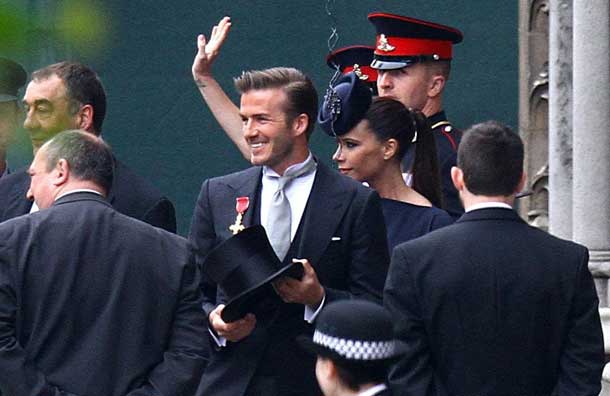 Royal Wedding fashion verdicts: David and Victoria Beckham - Victoria Beckham - David Beckham