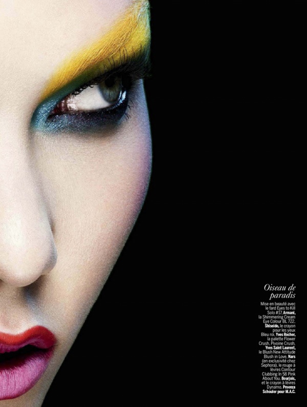 Karlie Kloss biến tấu cùng make-up và màu sắc trên tạp chí L’Express Styles [PHOTOS] - Người mẫu - Trang điểm - Make-up - L’Express Styles - Karlie Kloss