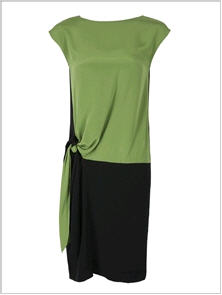 Colour Block Knot Dress - Jaeger - Dress - Women's Wear