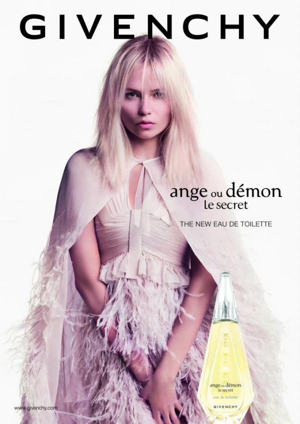Natasha Poly tiếp tục tỏa sáng cùng chiến dich quảng bá nước hoa Givenchy “Ange ou Démon Le Secret” 2013. - Natasha Poly - Nước hoa - Tin thời trang - Givenchy