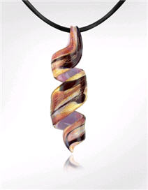 Akuamarina - Swirl Twist Murano Glass Pendant Necklace - Necklace - Akuamarina - Forzieri