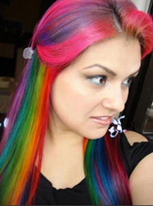 How to Get Rainbow Hair Color - Hair Color - Rainbow