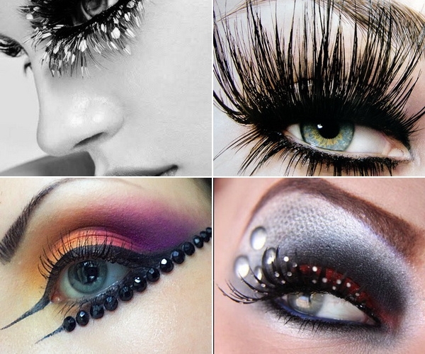 Festive Eye Makeup  with Disco Eyelash Extensions - Fashion - Women's Wear - Makeup - Accessory - Eye Makeup - Eyelashes
