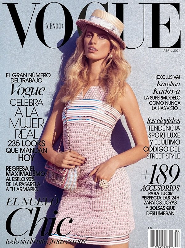 Karolina Kurkova quyến rũ trên Tạp chí Vogue Mexico