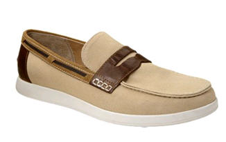 New  - Finchley Canvas Loafer - Shoes - Men's Shoes - Fossil