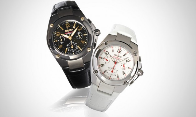 'SEIKO SPORTURA BLACK & WHITE' นาฬิกาสำหรับสาวเท่ - นาฬิกาผู้หญิง - ไซโก - SEIKO SPORTURA - BLACK & WHITE - สาวเท่