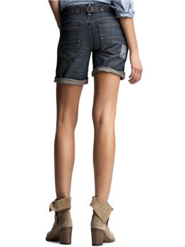 Patch & repair jean shorts - Shorts - Boyfriend shorts - Gap - Women's Wear