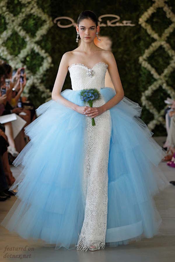 Đắm chìm trong BST Váy cưới tinh khôi từ Oscar de la Renta - Thời trang nữ - Xuân/Hè 2013 - Thời trang cưới - Váy cưới - Oscar de la Renta