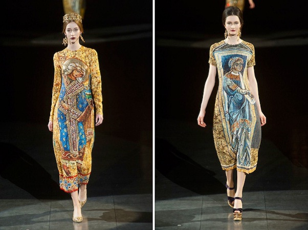 ความอลังการ!! Dolce&Gabbana Gets Regal, Religious for Fall 2013 - แฟชั่นคุณผู้หญิง