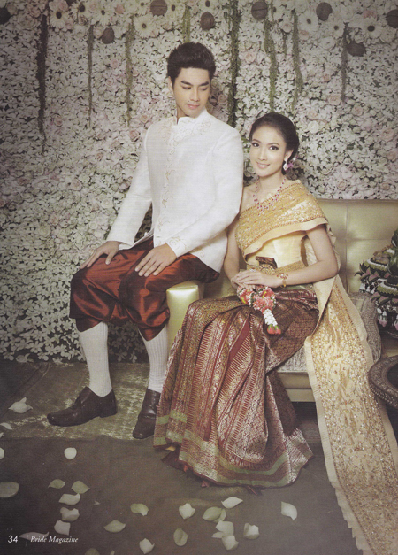 สง่างาม!! แบบ"ชุดไทยแต่งงาน" สำหรับคู่บ่าวสาว
